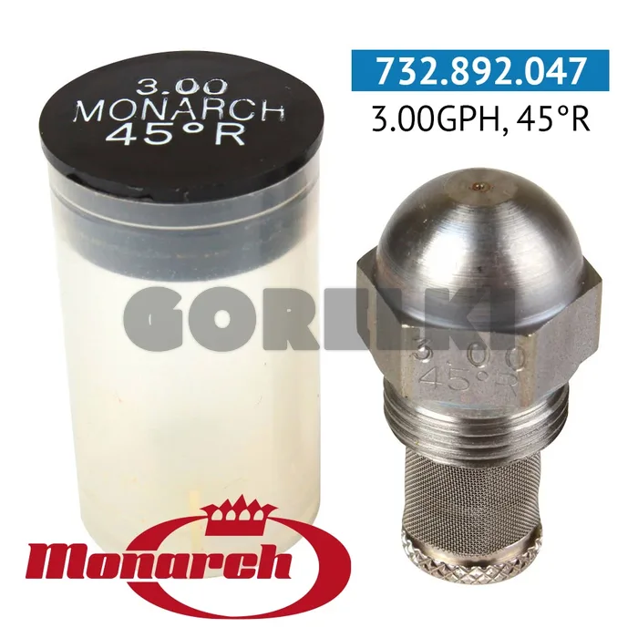 Форсунка Monarch 3.00GPH, 45R