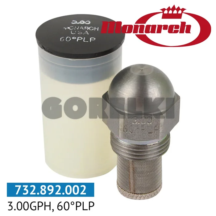 Форсунка Monarch 3.00GPH, 60PLP