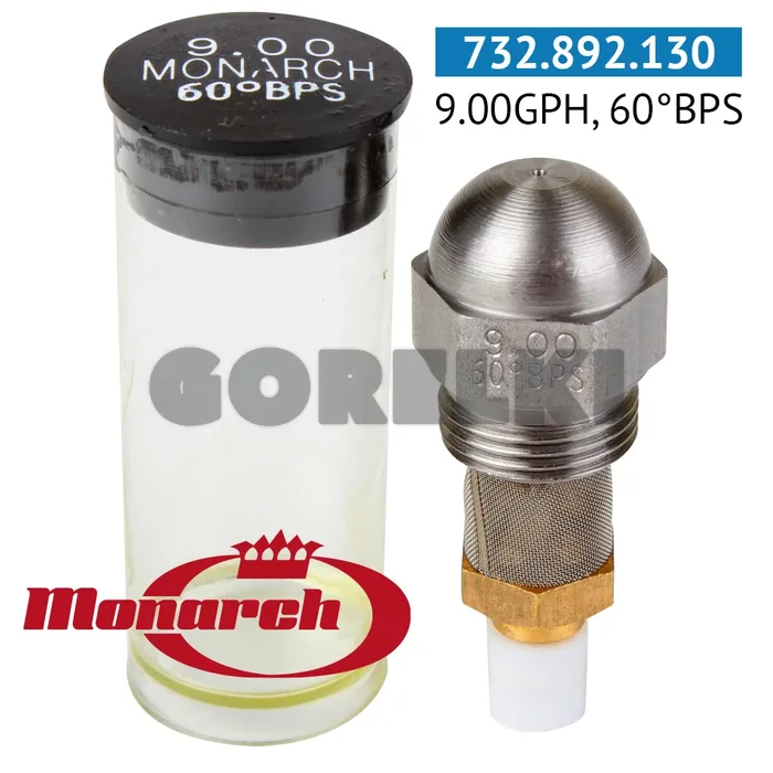 Форсунка Monarch 9.00GPH, 60BPS