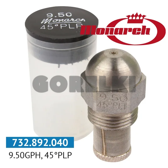 Форсунка Monarch 9.50GPH, 45PLP