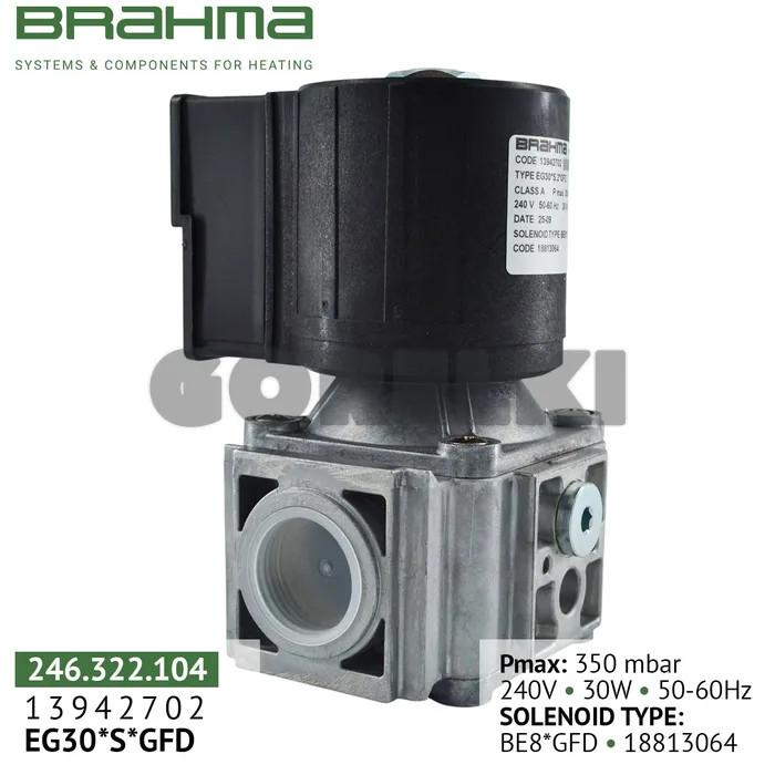 Газовый клапан Brahma EG30*S.2*GFD 13942702