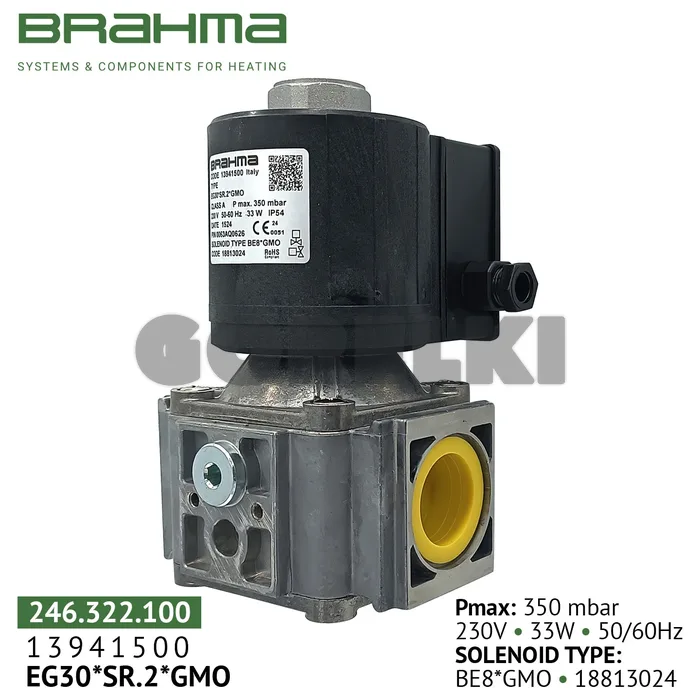 Газовый клапан Brahma EG30*SR.2*GMO 13941500