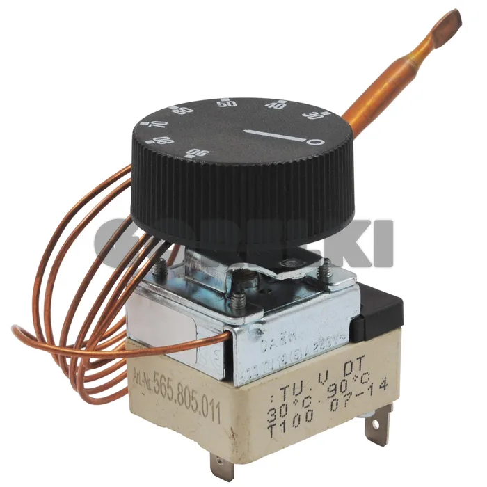 Капиллярный термостат IMIT Caem TU-V 30-90 C(0-90C) TU-V-DT 30-90 T100 07-14 / LP5107 для газового котла
