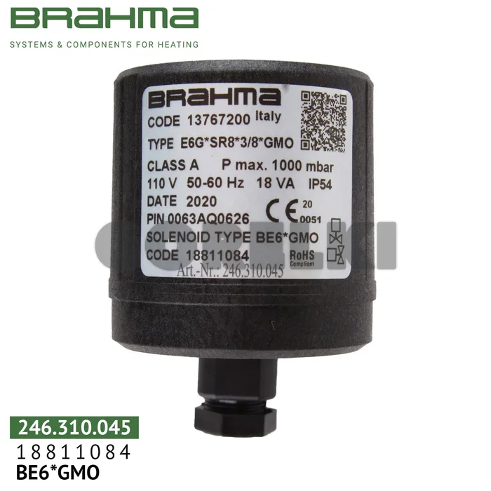 Катушка Brahma BE6*GMO 18811084