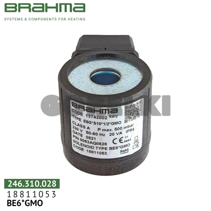 Катушка Brahma BE6*GMO для клапана 18811053