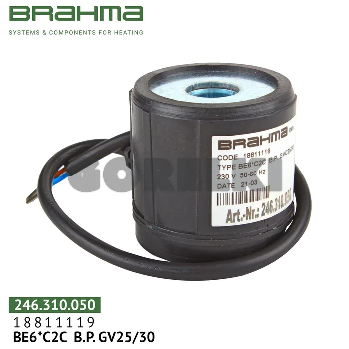 Катушка клапана Brahma BE6*C2C 18811119