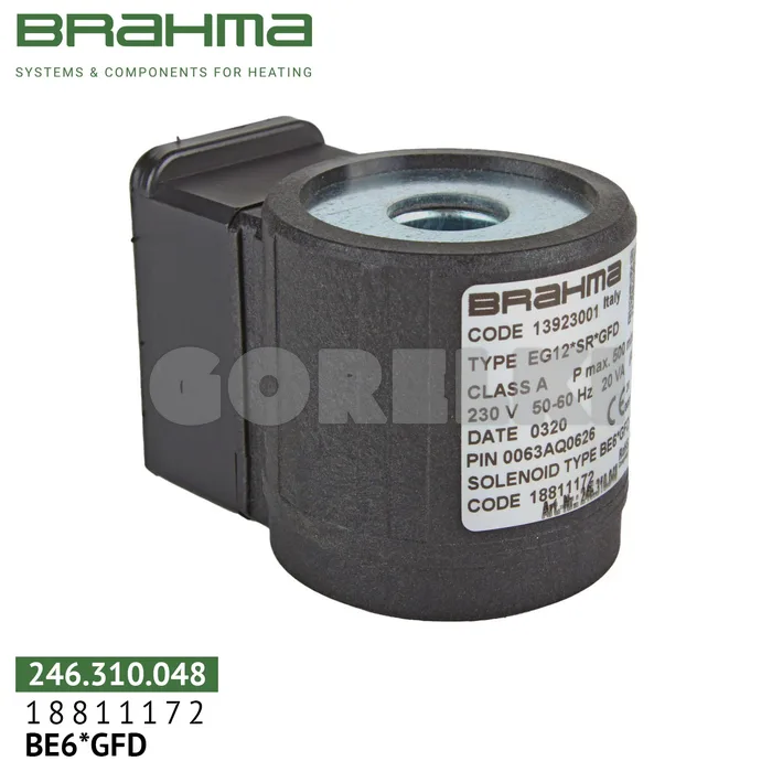 Катушка клапана Brahma BE6*GFD 18811172