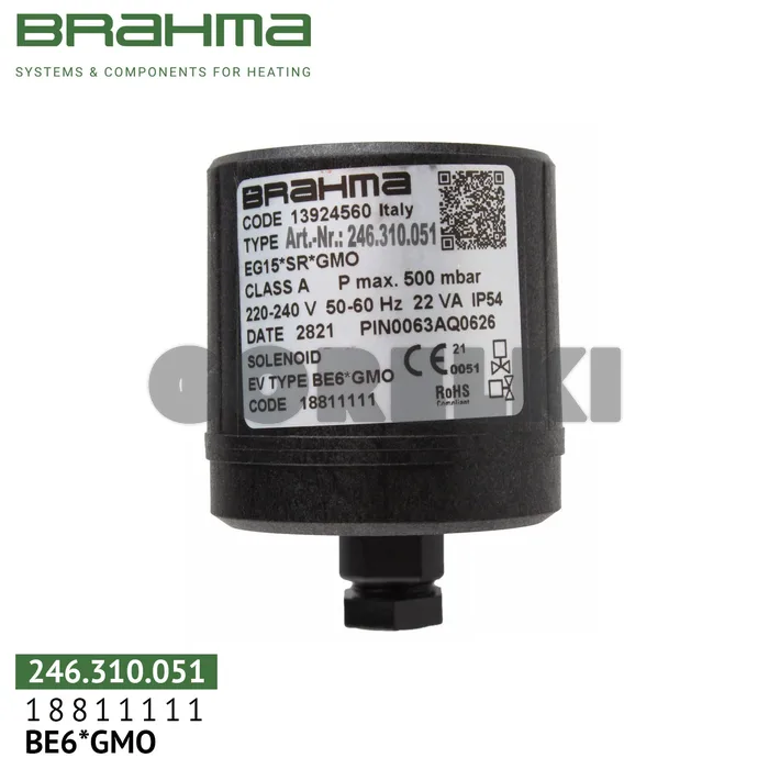 Катушка клапана Brahma BE6*GMO 18811111