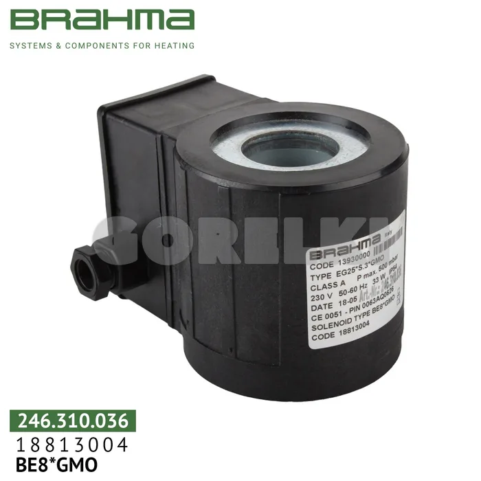 Катушка клапана Brahma BE8*GMO 18813004