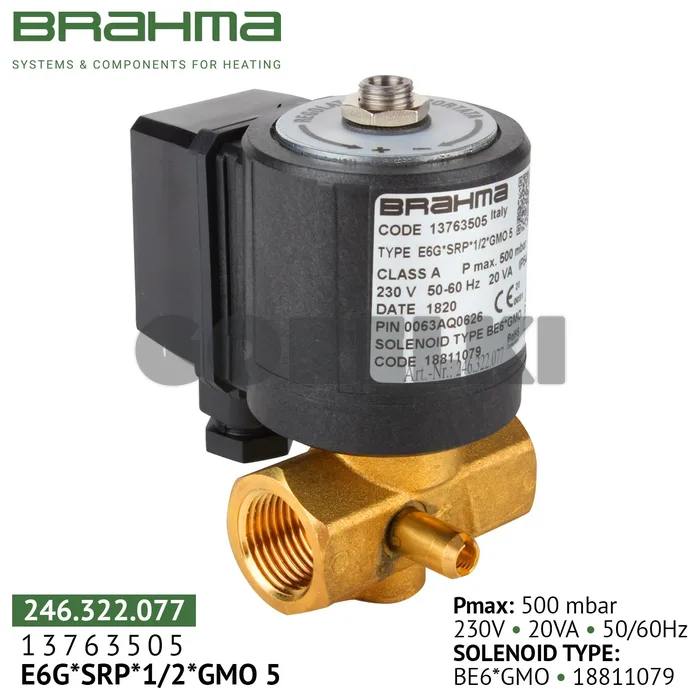 Клапан Brahma E6G*SRP*1/2*GMO 5 13763505
