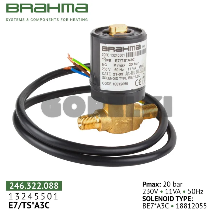 Клапан Brahma E7/TS *A3C