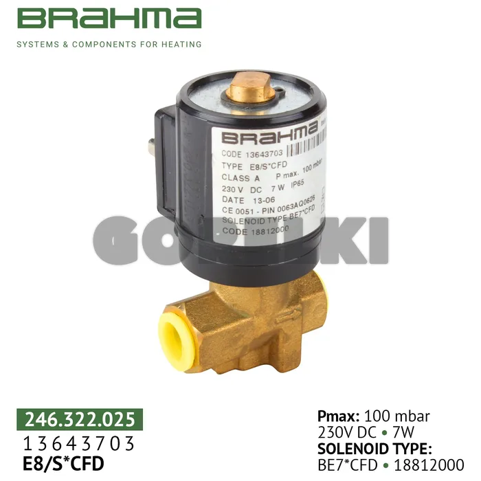 Клапан Brahma E8/S*CFD 13643703