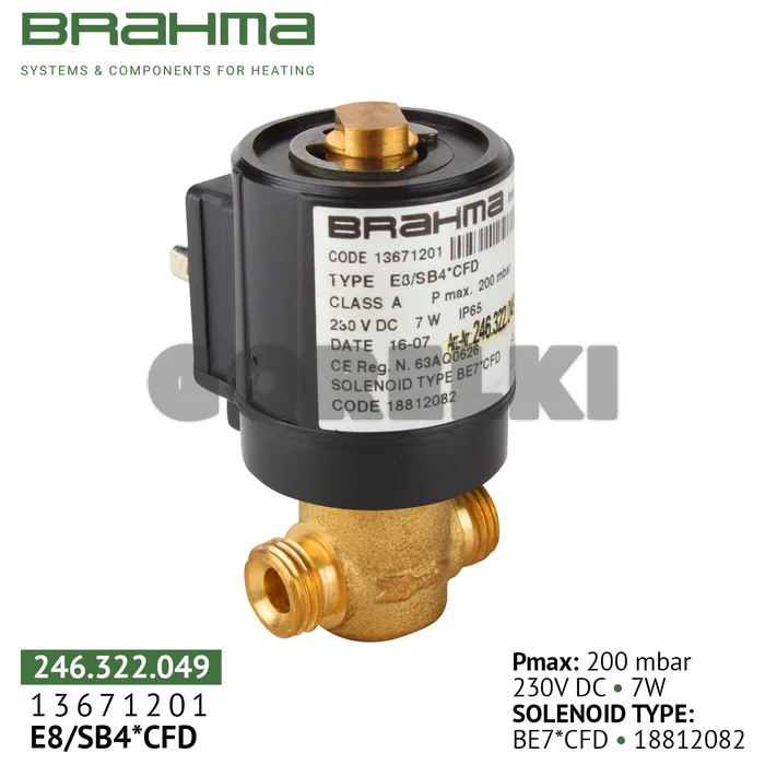 Клапан Brahma E8/SB4*CFD 13671201