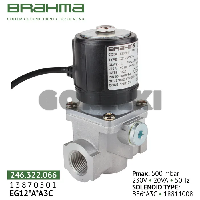 Клапан Brahma EG12*A*A3C 13870501