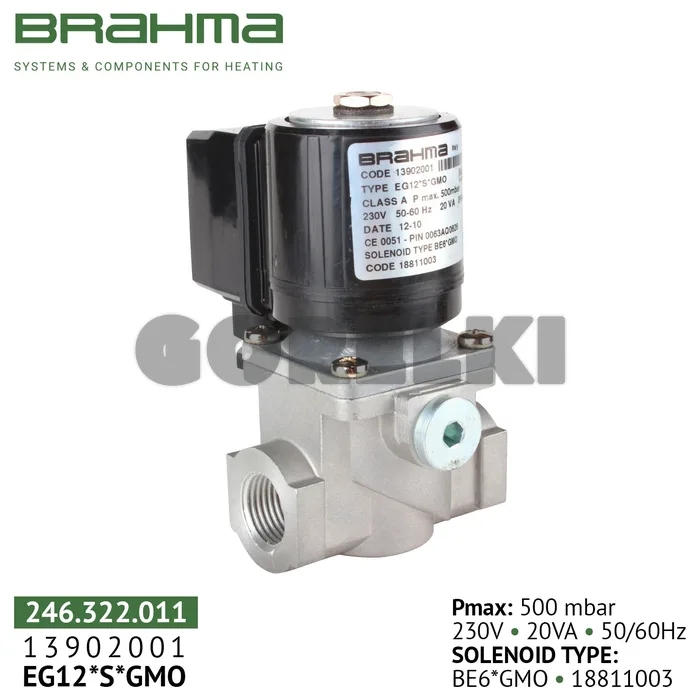Клапан Brahma EG12*S*GMO 13902001