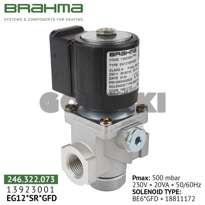 Клапан Brahma EG12*SR*GFD 13923001