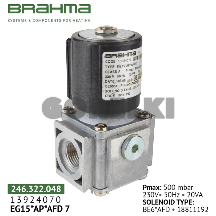 Клапан Brahma EG15*AP*AFD 7 13924070