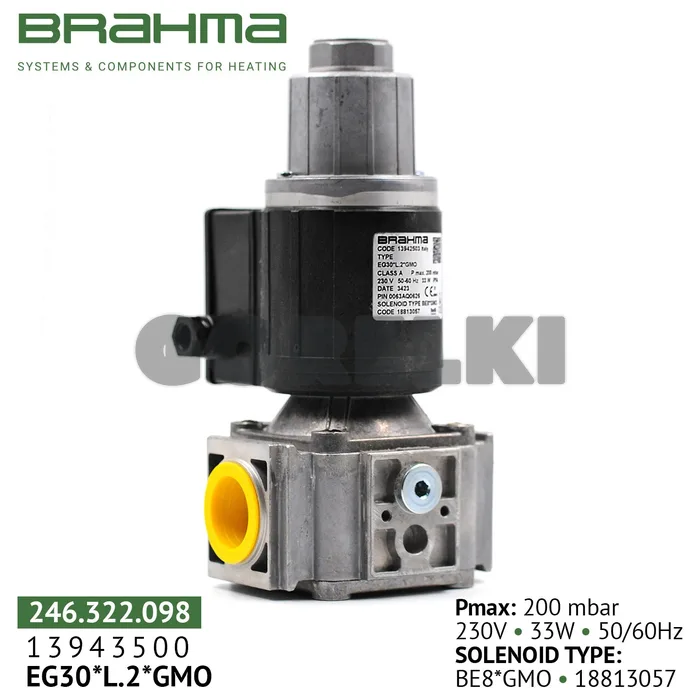 Клапан Brahma EG30*L2*GMO 13942503
