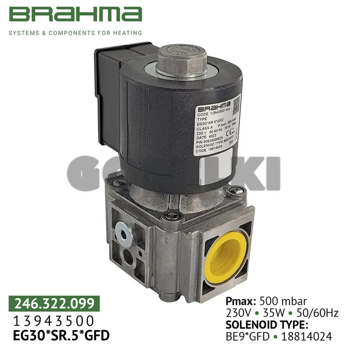 Клапан Brahma EG30*SR.5*GFD 13943500