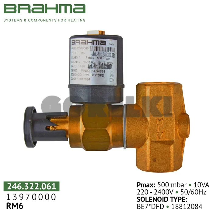 Клапан Brahma RM6 13970000