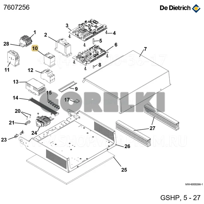 Контактор dilm9-10 De Dietrich 7607256 для газового котла