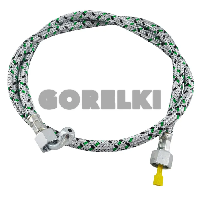 Масляный шланг Intercal 2x3/8", 1000 мм, угол 90°, NI 6.3, черно-зеленый, артикул