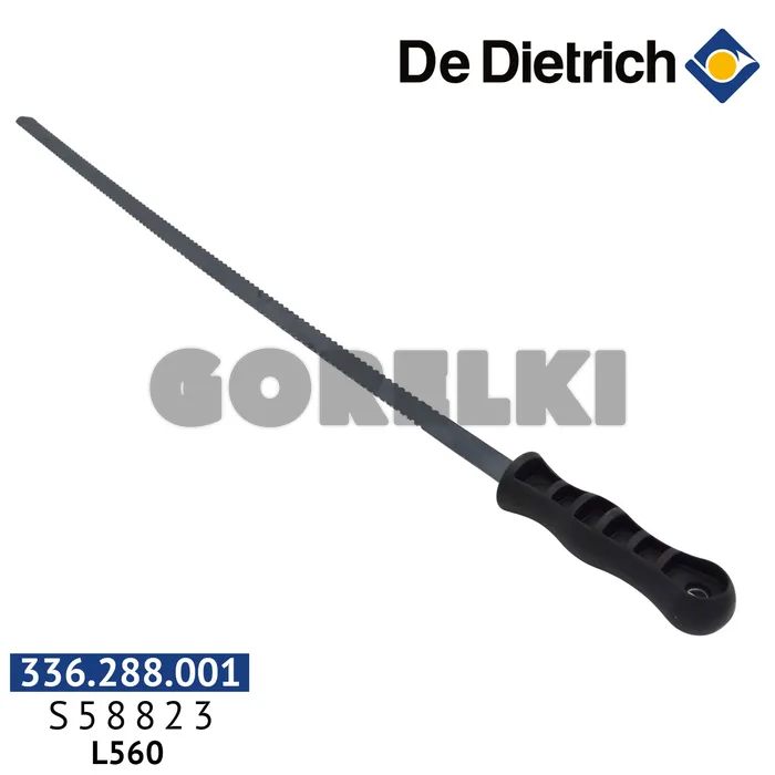 Нож для чистки De Dietrich L=560 мм S58823 для газового котла