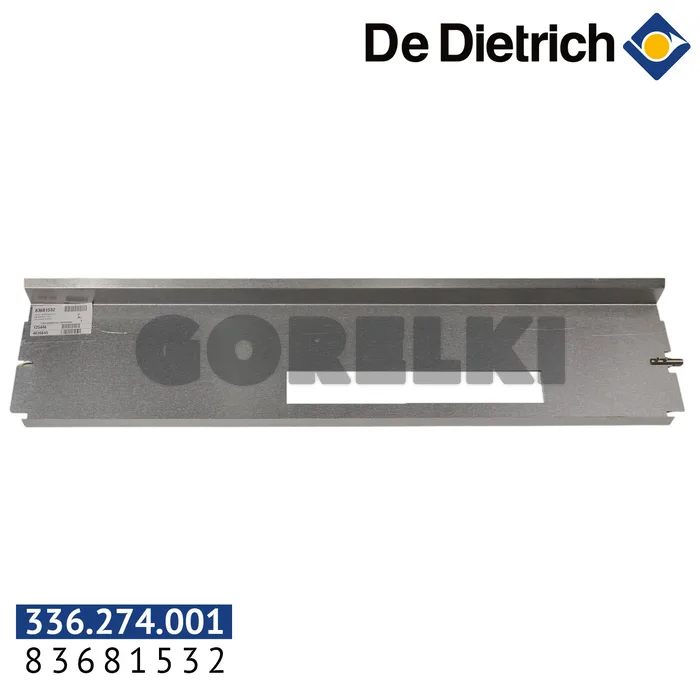 Отсечная заслонка De Dietrich 12 секционные котлы 83681532 для газового котла