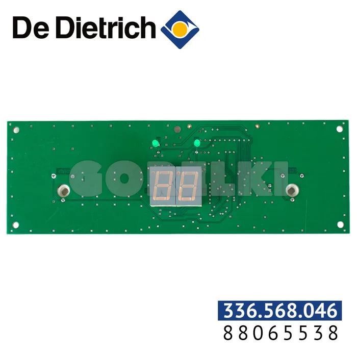 Плата De Dietrich ЦП панели В GT120 88065538 для газового котла