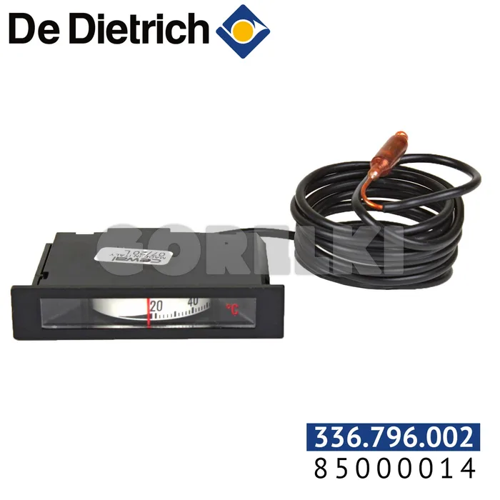 Плоский термометр De Dietrich 85000014 для газового котла