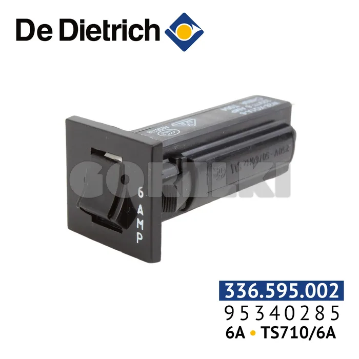 Предохранитель De Dietrich 6A 95340285 для газового котла