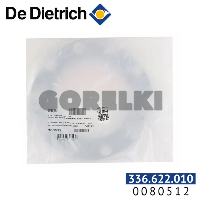 Прокладка лючка De Dietrich 80512 для газового котла