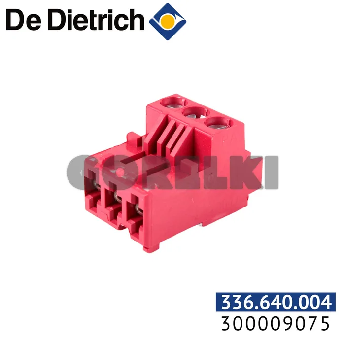 Разъем De Dietrich 3-контактный 300009075 для газового котла