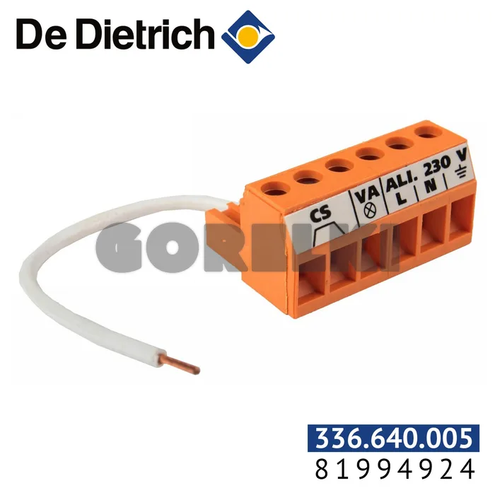 Разъем De Dietrich 6-контактный 81994924 для газового котла