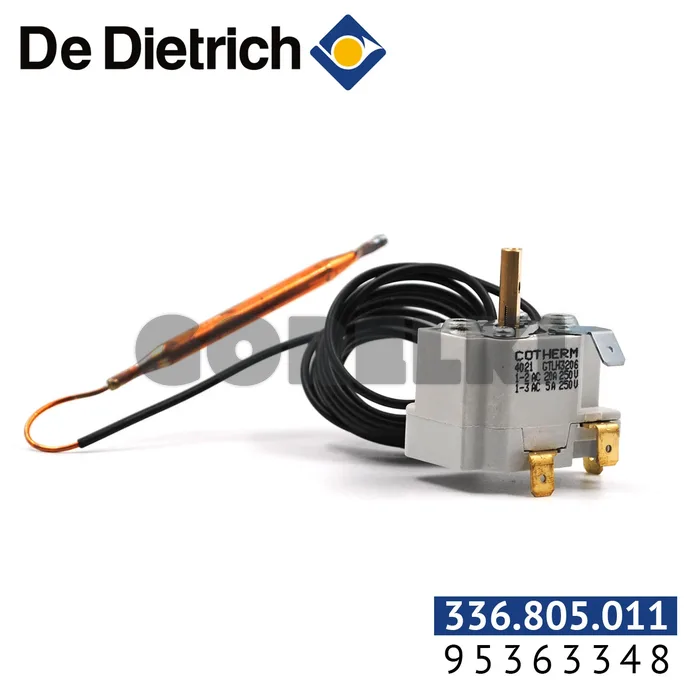 Регулировочный термостат De Dietrich 30°-90°С 95363348 для газового котла