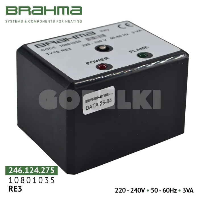 Реле пламени Brahma RE3 10801035