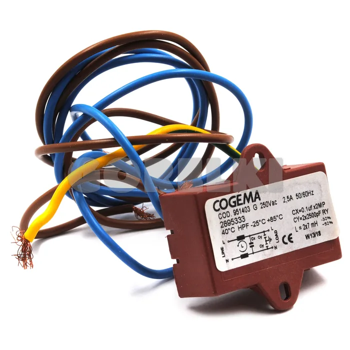 Сетевой антипомеховый фильтр Riello Cogema G 250 Vac 2,5A 50/60 Hz