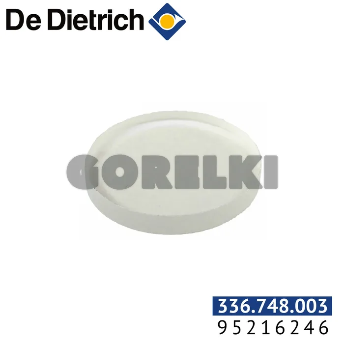 Смотровое стекло De Dietrich дверцы топки 95216246 для газового котла