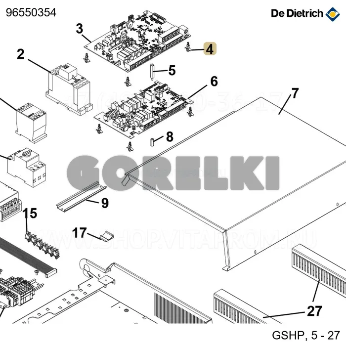 Стойка Richco LCBS De Dietrich 96550354 для газового котла