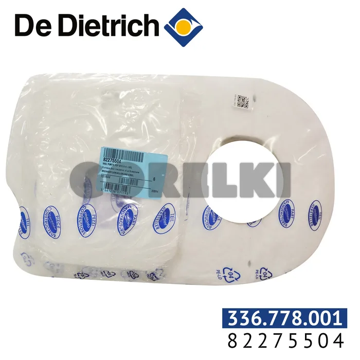 Теплоизоляция De Dietrich дверцы камеры сгорания в сборе - 4,5 секций 82275504 для газового котла