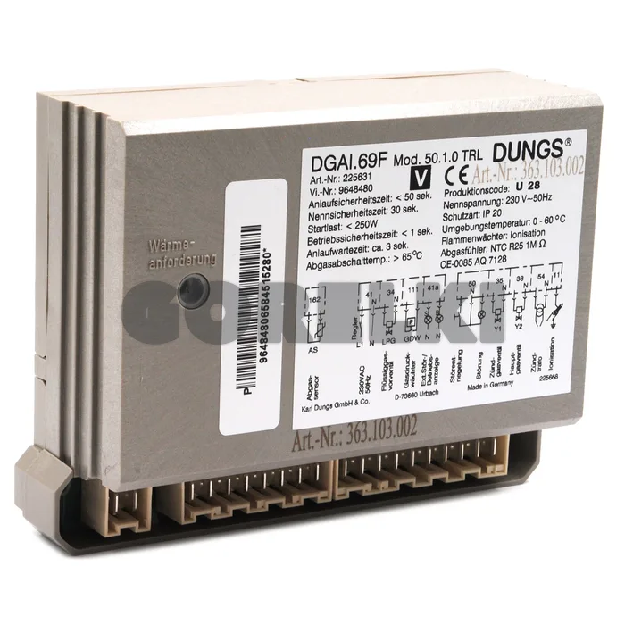 Блок управления Viessmann 0 TRL Dungs DGAI.69F Mod.50.1 для газового котла