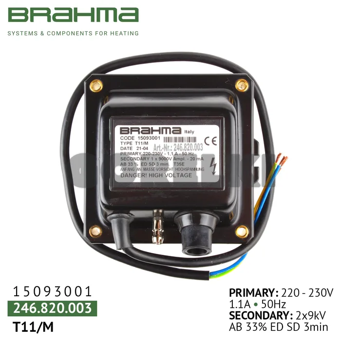 Трансформатор Brahma T11/M 15093001