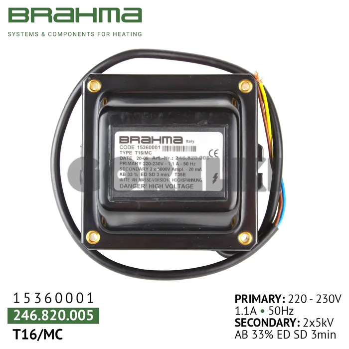 Трансформатор Brahma T16/MC 15360001