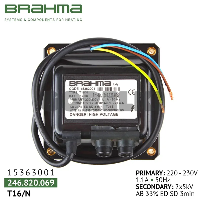 Трансформатор Brahma T16/N 15363001