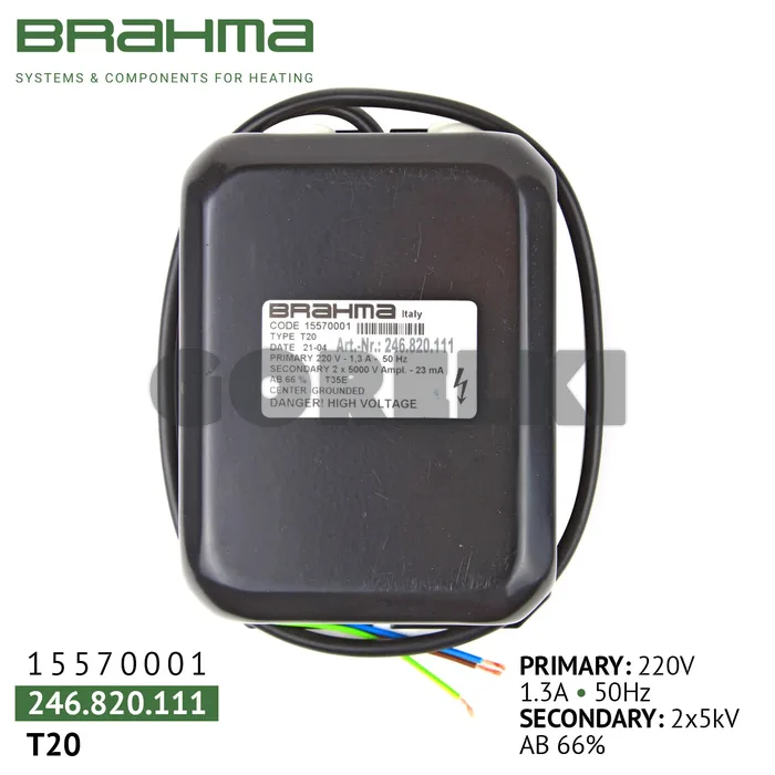 Трансформатор Brahma T20 15570001