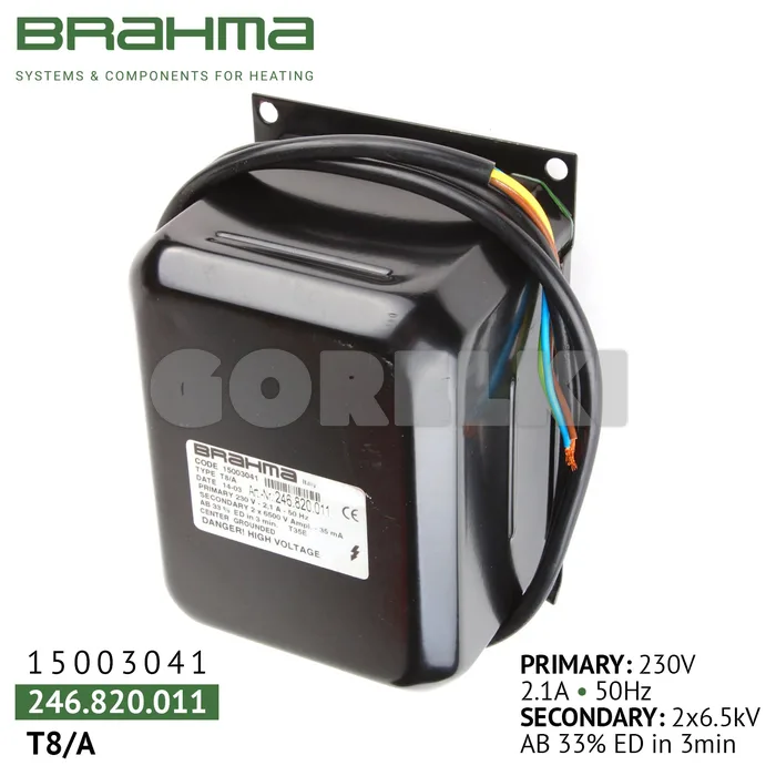 Трансформатор Brahma T8/A 15003041