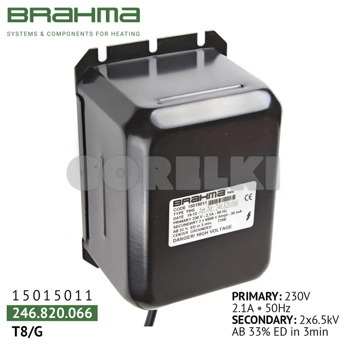 Трансформатор Brahma T8/G 15015011