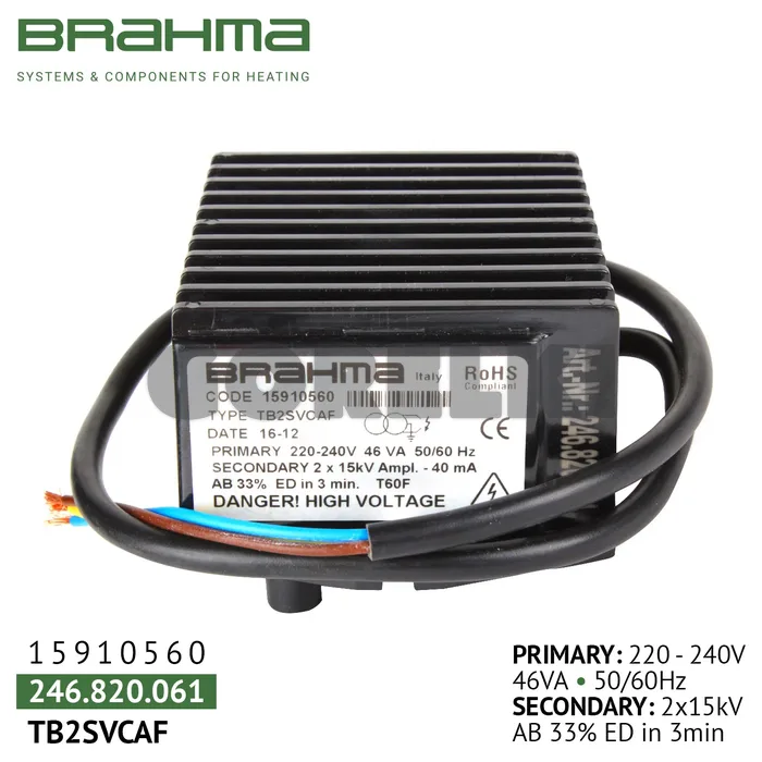 Трансформатор Brahma TB2SVCAF 15910560