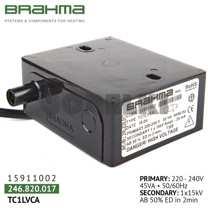 Трансформатор Brahma TC1LVCA 15911002