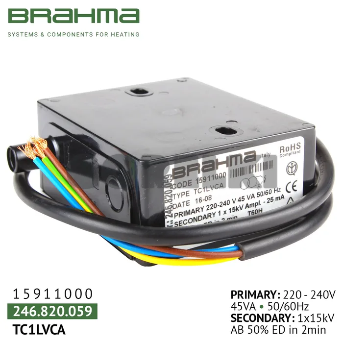 Трансформатор Brahma TC1LVCA 15911000